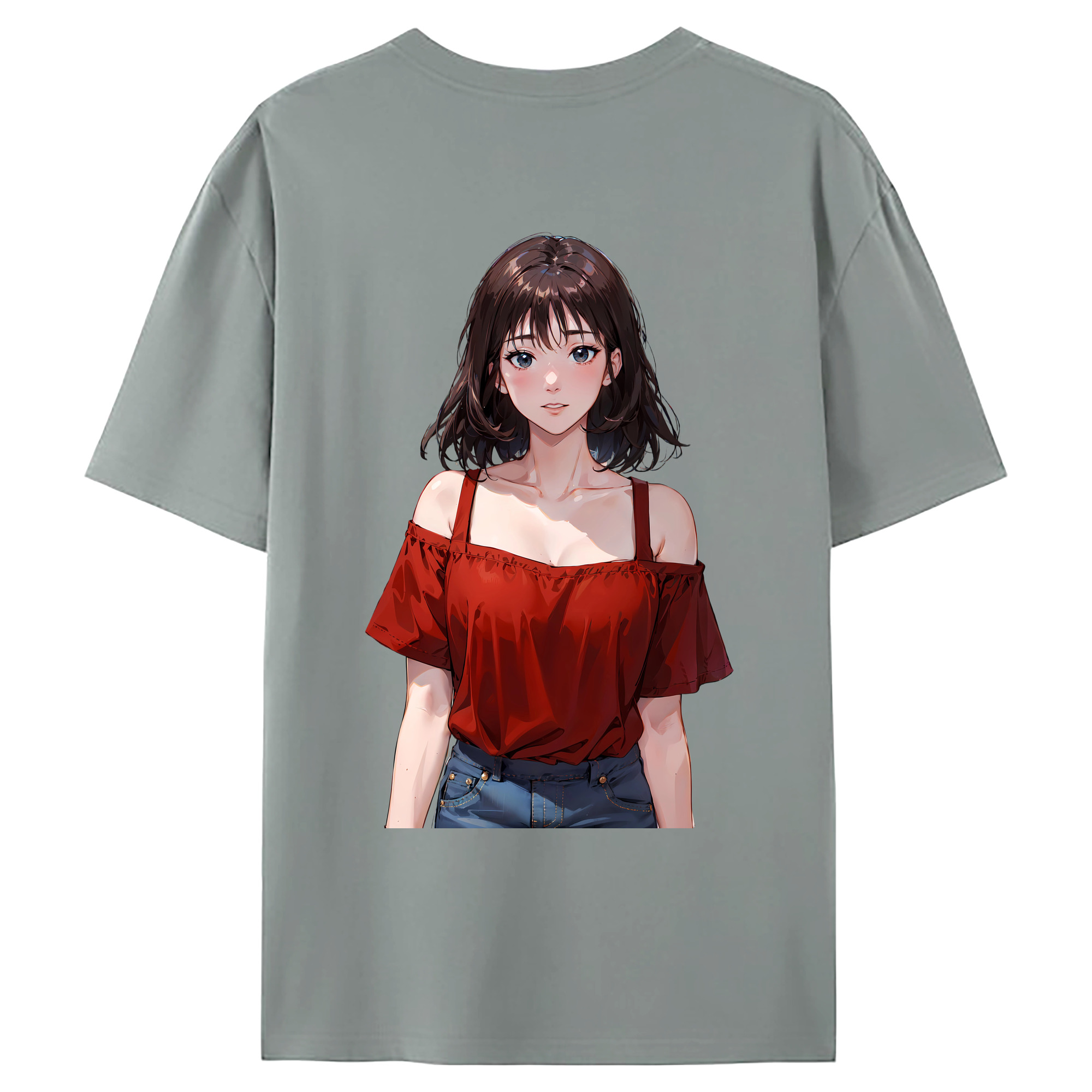 （画像用） SLAM DUNK／スラムダンク 綿100％ メンズ半袖Tシャツ（バックプリント） 通気性